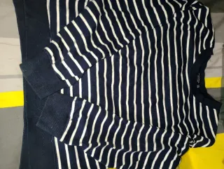 Jersey rayas azul y blanco Talla M