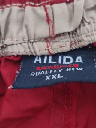 Bermudas Cargo Aiilida Talla XXL Rojas