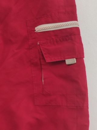 Bermudas Cargo Aiilida Talla XXL Rojas