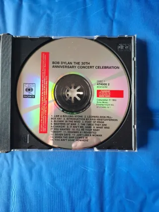 Bob Dylan 30th Anniversary Concert Celebration CD