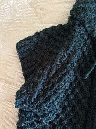 Chaqueta Zara verde con capucha forrada