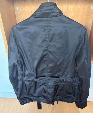 Parka Massimo Dutti Mujer Entretiempo Negra
