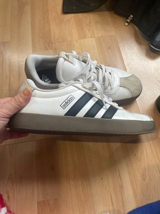 Zapatillas Adidas Talla 41 Blancas Negras