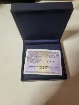Moneda 10€ Plata Policía Nacional 200 Aniversario