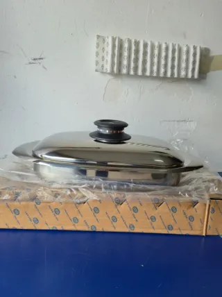 Lasagnera AMC 42x22 cm in acciaio