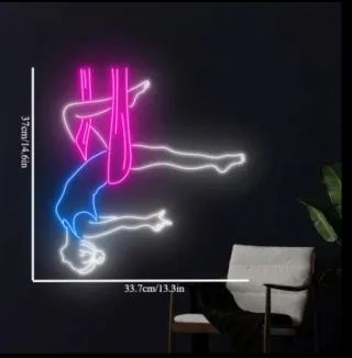 Lampada Neon "Yoga Aerea"