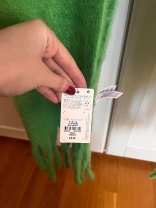 Bufanda verde de Primark
