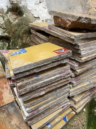 Mosaico Hidráulico Original 1926 Recuperado