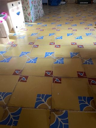 Mosaico Hidráulico Original 1926 Recuperado