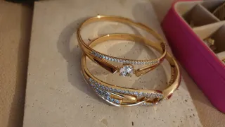 Joyero 18k Chapado Oro con Joyas