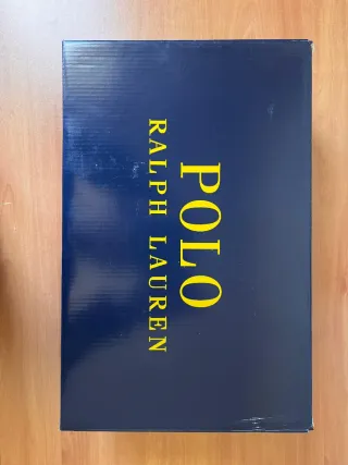 Zapatos Polo Ralph Lauren de Piel Blancos y Azules