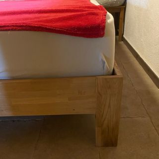 Estructura Cama JYSK Roble Macizo 180x200