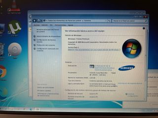 Portátil Samsung Q35 Windows 7
