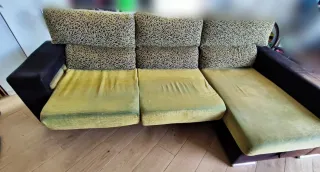 Sofá Chaise Longue 3m reclinable, extens. y arcón