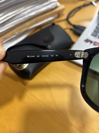 Gafas Ray-Ban Wayfarer Negras Originales