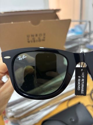 Gafas Ray-Ban Wayfarer Negras Originales