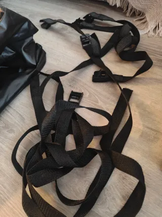 Baúl/Cofre/Bolsa Baca Plegable Negra