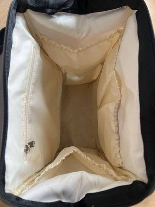 Mochila Pañalera quindu Gris y Negra