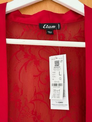 Bata Etam Seda Roja Talla Única