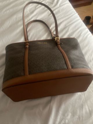 Bolso Michael Kors Marrón y Dorado