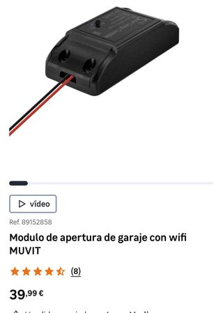 Módulo WiFi Muvit iO para Puerta Garaje
