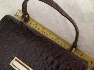 Bolso de mano piel vintage