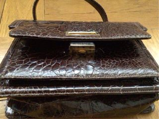 Bolso de mano piel vintage