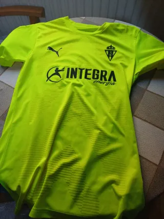 Camiseta Puma Sporting Gijon Verde/Amarilla