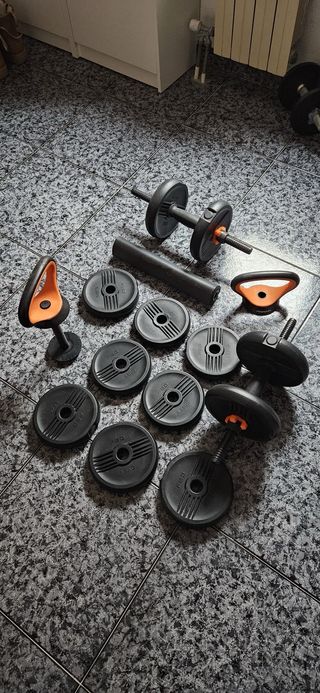 Manubri regolabili e accessori per bilanciere