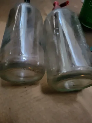 Lote 500 sifones antiguos blancos, sin dibujo