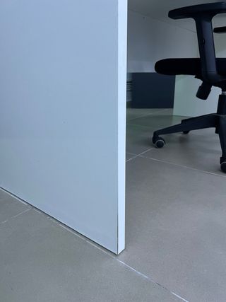 Mesa escritorio blanco brillo (2 unidades)