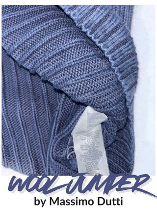 Jersey Massimo Dutti Azul