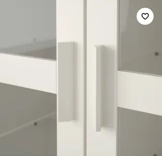 Vitrina de salón blanca