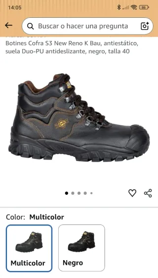 Botas de seguridad Cofra