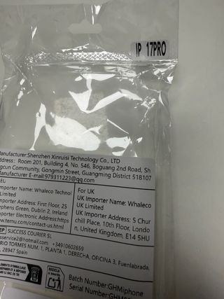 Cover iPhone 17 Pro Blu