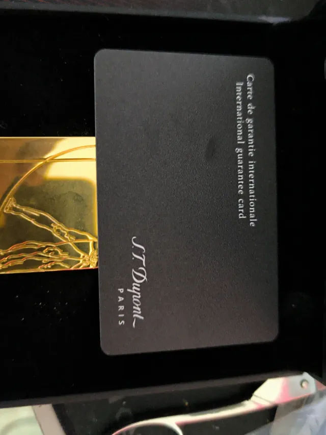 Dupont dorado Made in Paris l.da vinci