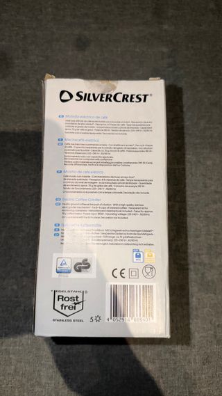 Molinillo de café eléctrico SilverCrest
