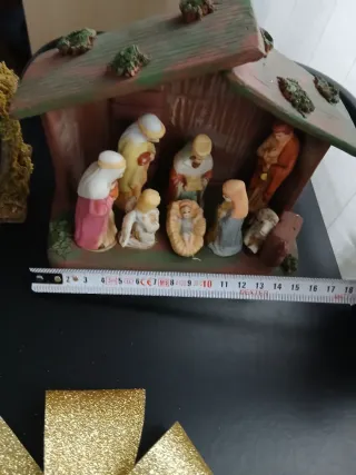 Portal de Belén de porcelana