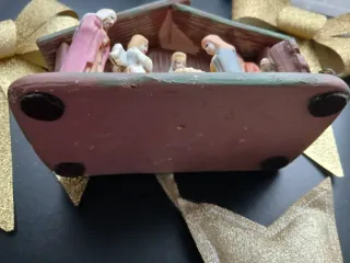 Portal de Belén de porcelana