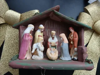 Portal de Belén de porcelana