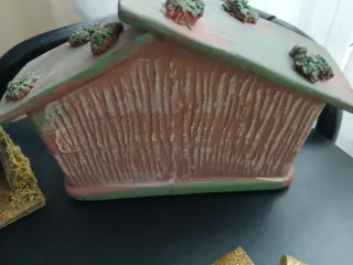 Portal de Belén de porcelana