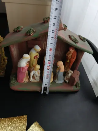 Portal de Belén de porcelana