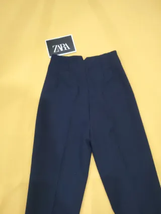 Pantalón Zara Talla XS Azul