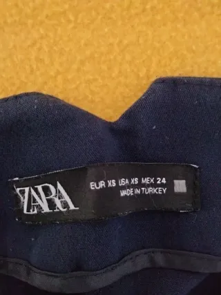 Pantalón Zara Talla XS Azul