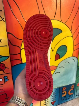 Nike Air Force 1 Rosse e Bianche size 47,5