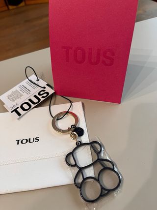 Llavero Tous Oso Silhouette Negro