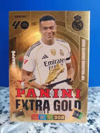 Cromo Mbappé panini extra gold liga XL 25 26