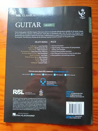 RSL Classical Guitar - Grade 1 Rockschool