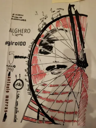 Maglietta Giro d'Italia 100 Antonio Marras 2017