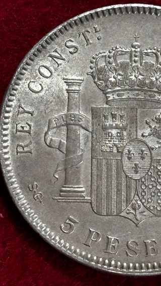5 Pesetas Plata Alfonso XIII 1899 - Sin Circular